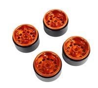 Acouto 4 Piezas 10 RC Crawler Car Metal Wheel Hub Neumático de Coche Apto para Axial SCX10 / SCX10II / 90046/90047 Negro y Dorado Sea un Original The Ma RC Crawler PartRC Car HubRC AccesorioRC