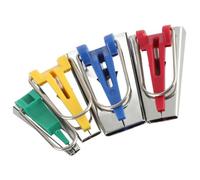 Acouto 4 Piezas para Hacer Cinta Al Bies, Accesorios de Costura Manual, Herramientas de Tela para Bricolaje que Acaba de Colocar en la Popa, Máquina para Hacer Cinta Al Bies, Juego para, Parches,