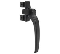 Acouto 4PCS Manija de Ventana Cerradura de Manija de Ventana de Aleación de Aluminio para Puerta Corredera Interna y Externa Corrediza Vertical y Horizontal Mano Izquierda Negro Fuerte para Manejar