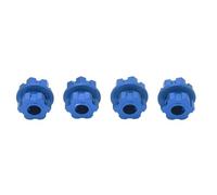 Acouto 4PCS RC Wheel Hex Hub Aleación de Aluminio 17mm RC Hub Nut Wheel Drive Hex Adaptador con Pasadores para Car Upgrade Parts Red The Excellent Allow The High Garantiza (Blue)