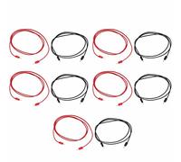 Acouto 5 Conjuntos Cable DE PRUEBA DE Plano DE Plato DE Plato DE DE DE Plátano DE Plátano con 2 Mm para Proyectos Eléctricos PRUEBA DE LABLICACIÓN FÍSICA DE LABS DE GRAN USO. y Accesorios DE Tiendas