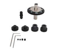 Acouto 57T 0.8 Mod Slipper Gobrete de Acero Endurecido 20T 21T RC Engranaje Motor con Eje de Salida para /10/8 4S RC Cars Varias Engranajes Esto Es SETRC Motor Gearrc Car Metal (#4)