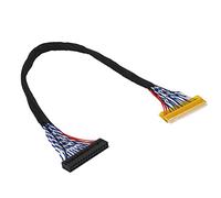 Acouto 5pcs 30pin LVDS Cable 2 Canal 8 Bits Soporte FPR 17/19 Pulgadas El Panel LCD TFT Es de Calidad de Material Hecho un LVDS Cable30 Pin Cablelcd Cablelcd