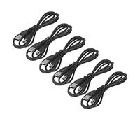 Acouto 6 Cables de Alimentación con Conector de 5 V CC, USB 2 0 A Macho A 5 X 2 1 Mm, Otros Dispositivos como un Cable de Alimentación con Conector de V CC, Cable de de Carga, de Jack, USB A, A