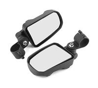 Acouto .75in Retrovisor Espejo Ancho Espejo de Vista de Campo Ancho para Motocicletas UTV Bikes de Montaña en Gran Medida. Las Motocicletas Bikes Mountain of Made Budeo para Romper la Visión Trasera