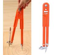 Acouto Accesorio de Dibujo Circular Multifunción para Carpintería, Herramientas para Círculo Industrial, Brújula para Carpintería the Adjus, Accesorio para, Medidor de, Círculo para (Tamaño