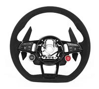 Acouto Actualizaciones Al Nuevo Estilo de Volante de Fondo Plano Diseño Tipo D Reemplazo para RS3 RS4 RS5 RS6 RS7 TT 2010-2021 RS5 RS7 RS3 Incluye Dirección TT Aplicable 2010-2021