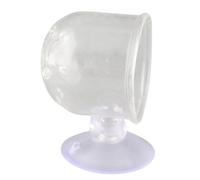 Acouto Acuario Transparente, Alimentador de Gusanos Rojos, Ventosa, Vaso de Alimentación para Peces, Accesorio para Contenedor, Vaso Acrílico para Grietas, Agua del Tanque de Acuario Tropical, (#1)