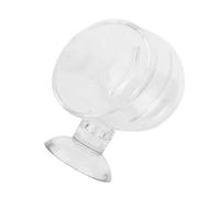 Acouto Acuario Transparente, Alimentador de Gusanos Rojos, Ventosa, Vaso de Alimentación para Peces, Accesorio para Contenedor, Vaso Acrílico para Grietas, Agua del Tanque de Acuario Tropical, (#3)