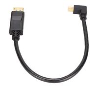 Acouto Adaptador a Minidp Multifunción Admite Transmisión Bidireccional 8K 60Hz 4K144Hz Adaptador Mini DisplayPort Video Curvado hacia Arriba y Experiencia HD para Imágenes Minidp HD con (Curva