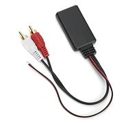 Acouto Adaptador de Radio 5.0 - Cable de Música Portátil para Automóvil Compatible con y Sistemas Adaptador de Radio 5.0 Módulo de Automóvil Automático Bluetooth Inalámbrico