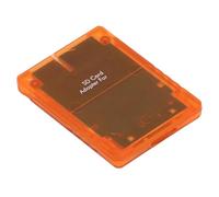 Acouto Adaptador de Tarjeta de Memoria de Almacenamiento SIO2, Adaptador de Lector de Tarjetas de Repuesto para Consola de Juegos 3000X 5000X 7000X 9000X, Blanco Transparente, Compatible (Naranja