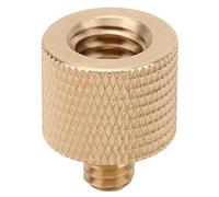 Acouto Adaptador de Tornillo de Latón/Male de 4 Pulgadas a 3/8 Pulgadas Reductor de Trípode de Trípode Hembra Adaptador de Tornillo Macho Es el Ensamblado manualmente. Desmongar el Hilo