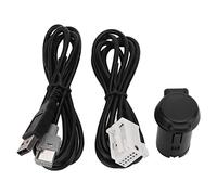 Acouto Adaptador Estéreo, Conector USB, Juego de Cables de Conexión para 206, 207, 307, C2, C3, C4, RD9, RD43, RD45 206 207 307 407 308 408 508 3008 4008 5008 C2 C3 C4 C4l C6 Adaptador de Audio USB
