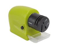 Acouto Afilador de Cuchillos Eléctrico Construcción de ABS con Muela Abrasiva Adamas Funciona con Pilas 13,5 X 7,9 X 4,3 Cm para Cocinas Caseras y Pulido Rápido de Cuchillas
