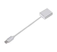 Acouto Aleación de Aluminio Tipo C Adaptador de Tarjeta de Sonido Estéreo Externo 3.5 Mm EZ1247 Ruido Excelente AB Sound Cardtype-C Sound Cardaluminio Alejo Card3.5 Mm Cardexternal