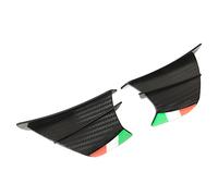 Acouto Alerón Lateral para Motocicleta, Aletas de carenado para Motocicleta, 2 Piezas (Estilo de Fibra de Carbono Mate)