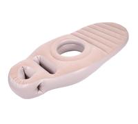 Acouto Almohada Inflable para Embarazo, Cómoda y Ligera Almohada de Cuerpo Completo de PVC con Orificio para el Vientre para Masaje para Dormir en el Estómago, Uso en el Hogar (Gray)