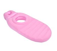 Acouto Almohada Inflable para Embarazo, Cómoda y Ligera Almohada de Cuerpo Completo de PVC con Orificio para el Vientre para Masaje para Dormir en el Estómago, Uso en el Hogar (Rosada)