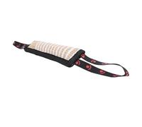 Acouto Almohada para Mordedura de, Juguete Interactivo Portátil para Adiestramiento de Cachorros, Juguete de Yute con Asas Fuertes para Perros Pequeños, Medianos y Grandes, el Patrón de Huella de