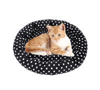 Acouto Almohadilla Calentada por USB para Mascotas, Estera de Calentamiento Eléctrico, Temperatura Ajustable, Tipo de Punto Negro, Almohadilla Térmica para Perros y Gatos Pequeños