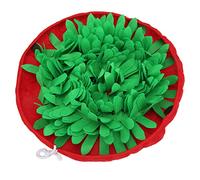 Acouto Almohadilla para Olfatear Perros, Antideslizante, para Aliviar el Aburrimiento, Alfombrilla Interactiva para Cuenco para Cachorros y Gatos, Color Amarillo o una Almohadilla para Cuenco Edu