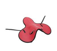 Acouto Almohadilla para Silla de Montar de Caballo Antideslizante y Que Absorbe los Golpes Cómodo Cojín Protector para Silla de Montar para Eventos de Competencia de Equitación Equipo Rojo una