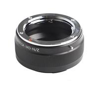 Acouto Anillo Adaptador de Montura de Lente Manual, Lente de Montura MD MC de Aleación de Aluminio para Cámara sin Espejo con Z5 Z6 Z7 Z50 Z, con Pintura de Extinción para