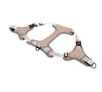 Acouto Arnés para Mascotas Reflectante Ajustable Suave Transpirable Chaleco Seguro para Caminar para Perros para Viajes de Entrenamiento Marrón M Se Puede Ajustar, Cuyo Tamaño Es Ajustable Adecuado