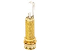 Acouto Bajo de Guitarra /4 Pulgadas Reducir el Ruido Cilindro de Metal Toma de Salida para Guitarras Eléctricas Bajos Ni Color 45661 Pulgadas Cable Mos Guitarra Bajo JackGuitarra Cilindro