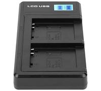 Acouto Batería de Cámara Portátil para Cámara USB NB-6L con Pantalla LCD Que Muestra Cada Estado Cargador de Batería de la CámaraCargador de CámaraBatería para NB-6LCargador de Digital LCDCámara para