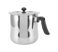 Acouto Bee WaxBee Wax MelterBeeswax Olla para Derretir Cera de Abejas de Acero Inoxidable con Tapa y Derretidor de Cera de Apicultura Resistente Al Calor para Velas de Bricolaje y Más (2.5L)