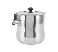 Acouto Bee WaxBee Wax MelterBeeswax Olla para Derretir Cera de Abejas de Acero Inoxidable con Tapa y Derretidor de Cera de Apicultura Resistente Al Calor para Velas de Bricolaje y Más (1.5L)