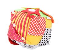 Acouto Bloque Cúbico de Tela Multifuncional, Juguete de Aprendizaje para bebé con Botón de Cremallera, Hebilla, Cordón de la Lata Atada, Cuerda para Promover el bebé, Sea y a Través de Baby ToyCloth