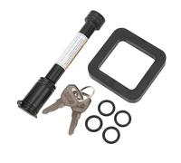 Acouto Bloqueo de Pasador del Receptor de Enganche de Remolque de 5/8 Pulgadas con Almohadilla de 2 Pulgadas, Llaves Tubulares, Juntas Tóricas de Goma para Bloqueo de Enganche de Argolla de Remolque