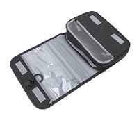 Acouto Bolsa de Aseo Colgante Gran Capacidad Grid Interlaza Clasificación Bolsa Cosmética con Gancho Colgante Asseo por Asa Bagtravel Cosmetic Boletable Tourety Bagportable