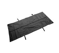 Acouto Bolsa de Cadáver Negro Bolsa de Almacenamiento Portátil Resistente a la Lágrima para Transporte en el Hospital Funerario (210 * 75 cm)