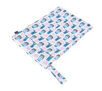 Acouto Bolsas de Tela Multifuncionales de Tela Multifuncionales con un Diseño de Doble Cremallera para Trajes de Natación, Viajes y Material de Playa de 30 X 40 Cm (ES007-EF401)