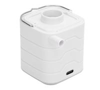 Acouto Bomba Pequeña con Luz LED Varias Boquillas 1600 MAh Tipo C Inflador Pequeño Recargable Deflactor para Colchón Natación Juguete Inflable Pequeña Es una Bomba Conveniente y