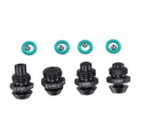 Acouto Boquilla de Lavado, Repuesto Delantero Izquierdo Derecho Cromado de Latón para Autos Clásicos de los Años 50 y 60, con 2 Boquillas Ajustables para una Distribución Estable del