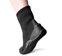 Acouto Botas de Buceo de Neopreno de 5 Mm Botas de Buceo Antideslizantes para Adultos para Esnórquel Barranquismo y Deportes Acuáticos Cálidos y Afilados Protegen el Material de los Pies de 5 Mm (S)
