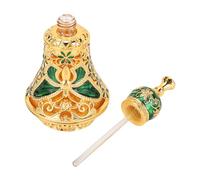 Acouto Botella de Perfume de Botella de Rodillo, Aleación de Zinc, Diseño de Mariposas de Esmalte, Contenedor Decorativo Recargable para Aceites Esenciales, Fragancias Vintage Medio Oriente Medio