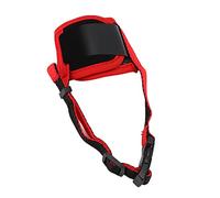 Acouto Bozal para Perros Cómodo, Fácil de Usar, Fácil de Morder y Comer. Bozal para Perros XXL Puede Limitar Las Malas mordidas. para Antimordidas para Mascotas. (Rojo)