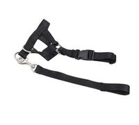 Acouto Bozal Suave para con Boca de, Collar de Cabeza de Poliéster Ajustable con Correa para Pequeños, Medianos y Grandes, Evita Morderse y Ladrar Durante Las Sesiones de Entrenamiento Al Aire