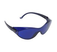 Acouto Buscador de Bolas Lentes Azules Gafas PC Gafas de Sol con Montura Mate con Estuche con Cremallera Protección para los Ojos Fácil Seguimiento de la Bola para Golfistas en Calles Césped