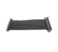 Acouto Cable 3.0 X16 Extender Riser Alta Propiedad De Blindaje 180 Grados Flexible Extensión para Tarjeta Gráfica (Negro)