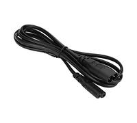 Acouto Cable de Alimentación IEC320 C8 a IEC320 C7 Cable de Extensión Adaptador Impermeable Resistente Al Calor 5.9 Pies 100?240 V Uso Adecuado Dispositivos de Escritorio C8 APLICABLE con Dicho IEC