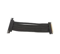 Acouto Cable de Extensión de Tarjeta Gráfica PCIE4 0 X16 Cable Elevador Extensor de Alta Velocidad de 90 Grados Montaje Vertical Blindado para Enchufe de Velocidad RTX4090 de Extensión de Tarjeta