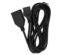 Acouto Cable de Extensión del Controlador de de Alto Rendimiento, Cable de Extensión Negro de 15 Pines para Gamepad SNK NEO GEO/CD, Plug-and-play, Latón+material PVC, [jugador] (3 metros / 9.8 pies)