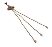 Acouto Cable de Luz de Cáñamo de Estilo Retro con Base de Lámpara para un Mejor Efecto Visual, para Pasillo, Hotel, Restaurante, Cafetería
